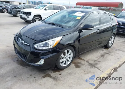 2014 Hyundai Accent Se z USA, uszkodzony, nr VIN KMHCU5AE5EU194321